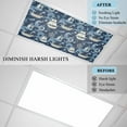 thumbnail image 3 of 4 Pack Ocean Boat Fluorescent Light Covers for Ceiling Lights Sailing Boat Modern Watercraft Anchor Magnetic Ceiling Light Covers Overhead Light Filters for Office Classroom Home, 3 of 9