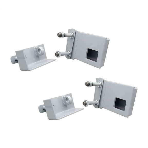 (2 Pack Bolt on Shipping Container Lock Box - Cargo Container High Security Lock Box to Protect Padlock