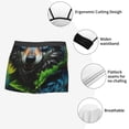 thumbnail image 3 of Fotbe Realistic Style Wolf Warrior Calzoncillos Tipo Boxer con Bolsa de Soporte Total para Hombre, X-Temp Fresco, Transpirable y de Secado Rápido-X-Large, 3 of 5
