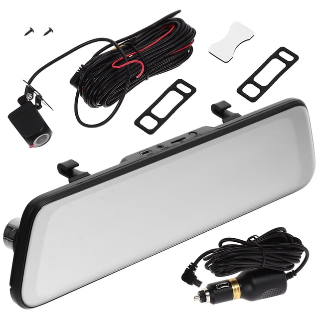 1 Set Car Backup Camera Driving Camera Dash Recorder 1080P Front and Rear Vehicles Recorder Dash Camera (US Plug)