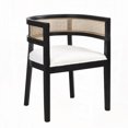 thumbnail image 3 of Eco-Friendly Wood Dining Chair Set with Rattan Backrest | 22.50" W x 22.00" D x 29.50" H, 3 of 13