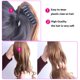 thumbnail image 4 of Extensiones de cabello largo para mujer Clip de garra de mandíbula en pelucas postizas de cola de caballo BANYUO Hogar, 4 of 4