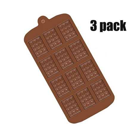 

Chocolate Moulds Silicone Breakable Chocolate Moulds Non-Stick Coated Candy Moulds Baking Mould Chocolate Candy Jelly Ice Cubes，Durable