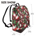 thumbnail image 2 of Balery Merry Christmas1 Mochila de Cuero para Mujeres, Gran Capacidad, Bolsa de Viaje Multifuncional, Mochila de Cuero y Bolsa de Hombro para Mujeres, 2 of 4