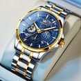 thumbnail image 5 of OLEVS Watches for Men Starry Sky Moon Phase Dial Luxury Business Waterproof Quartz Male Wristwatches, 5 of 10