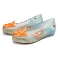 thumbnail image 2 of Mini Melissa Ultra + Little Mermaid II Ballerina Flat, 1, Orange, 2 of 7