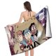 thumbnail image 4 of Hilda Toalla de playa de secado rápido con diseño temático, regalo para mujeres y niñas, ideal para cumpleaños, fans, amantes de la música, uso en la playa o al aire libre, 78 × 180 cm, 4 of 6