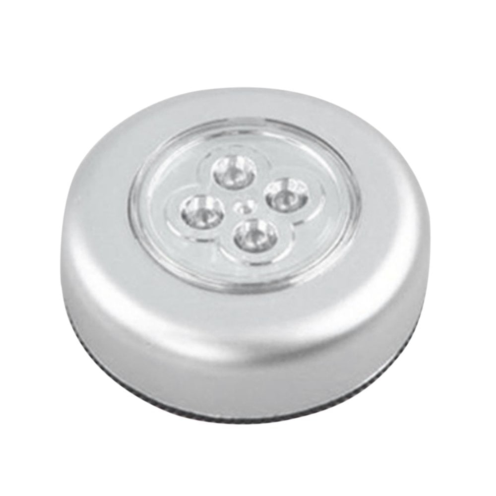 4 LED Touch Night Light Car Home Kitchen Under Cabinet Closet Push Stick On Lamp 4 LED Touch Night Light Car Home Kitchen Under Cabinet Closet Push Stick On Lamp