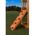 thumbnail image 6 of Creative Cedar Designs Timber Valley Wooden Playset with Wooden Roof, Glider Swing, Sandbox, Climbing Wall, Ladder, Slide & Belt Swings, 6 of 6