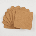 thumbnail image 4 of 24 Pcs Sublimation Square Coaster Blanks Bulk MDF Blanks Hardboard Cork Coasters Blank MDF Cork Coasters, 4 of 6
