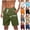 Style1-Army Green mens shorts, variant on Mceream Beach Shorts for Men Summer Elastic Waist Letter Print Vacation Golf Shorts with Drawstring and Pockets Quick Dry Swim Trunks Army Green XL