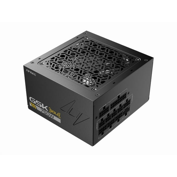 ANTEC GSK750 V2 ATX3.1, 750W Full Modular PSU, 80 PLUS Gold Certified, PCIE 5.1 Support, PhaseWave Design, Zero RPM Manager, 120mm Silent Fan, 10-Year Warranty, High-Quality Braided Cable