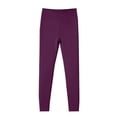 thumbnail image 6 of Women's Butt Lifting Leggings with Button Pockets, High Waist Tummy Control Workout Leggings, Squat Proof Cargo Yoga Pants for Running, Gym and Fitness Dark Purple M, 6 of 6