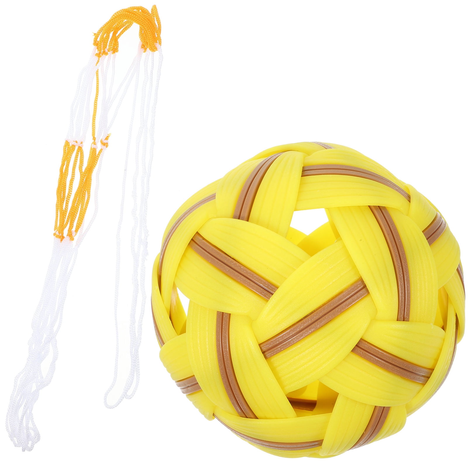 HONMEET Plastic Woven Football Outdoor Soccer 2pcs Stylish Design for Playtime and Sports Activities for Fan Gear