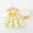 Yellow, variant on QISIWOLE Toddler Kids Baby Girl Summer Bow Print Suspender Dress With Hat,Deals