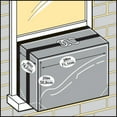 thumbnail image 4 of M-D Building Products 87619 Large Silver Air Conditioning Cover for Window Units, 4 of 6