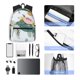 thumbnail image 4 of Disketp Sea Animal Mochila Ligera Clásica con Múltiples Bolsillos, Mochila Casual para Hombre y Mujer, Ideal para Escuela, Trabajo y Viajes, 4 of 6