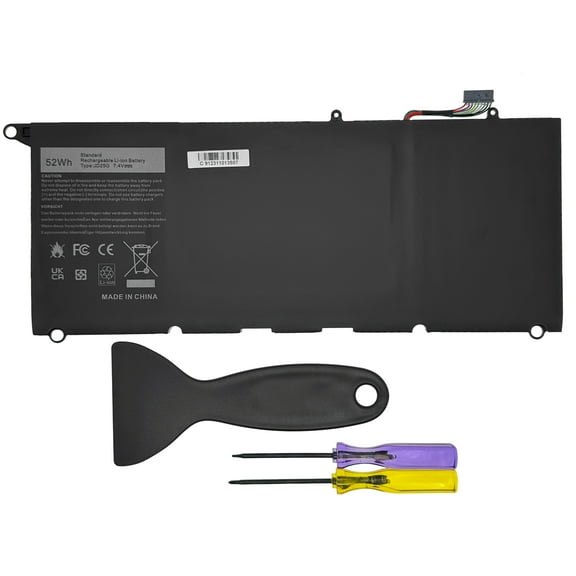 New 90V7W Replacement Battery for Dell XPS 13 9343 9350 13D-9343 JD25G JHXPY 5K9CP 0N7T6 RWT1R 0DRRP 52Wh 7.4V