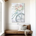 thumbnail image 2 of Elephant Stock Green Bike With Flower Basket Wall Art - Vertical Canvas Wall Art - Living Room Wall Decor - Transportation Canvas - White And Gray Decor By Cynthia Coulter - 32" x 48", 2 of 4