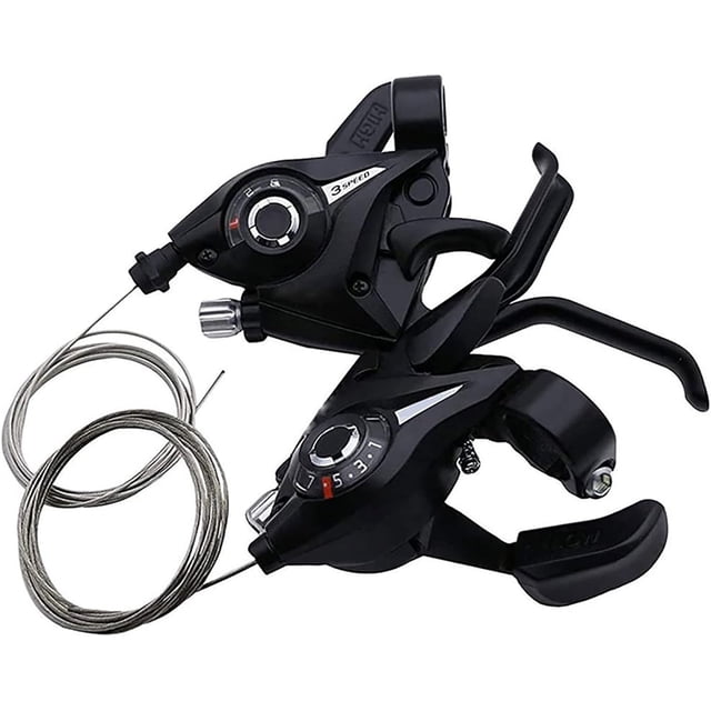 2 uds profesional 3x7/8 21/24 velocidad bicicleta MTB bicicleta palanca de freno derecho izquierdo palanca de cambios bicicleta de montaña palanca de freno de velocidad variable
