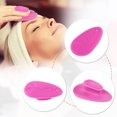 thumbnail image 3 of Unique Bargains Silicone Face Scrubber Soft Exfoliator Cleansing Brush for Facial Exfoliator Rose Red 3.15"x1.85"x1.14", 3 of 7