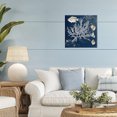 thumbnail image 3 of Stupell Industries Traditional Coral Medley on Blue Canvas Art, 17 x 17, by Lanie Loreth, 3 of 8