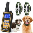 thumbnail image 1 of BEBANG Dog Training Collars for 2 Dogs, Dog Shock Collar with Remote 880yards, 3 Modes Waterproof, LED Light, USB,for Training Small Medium Large Dogs, 1 of 8