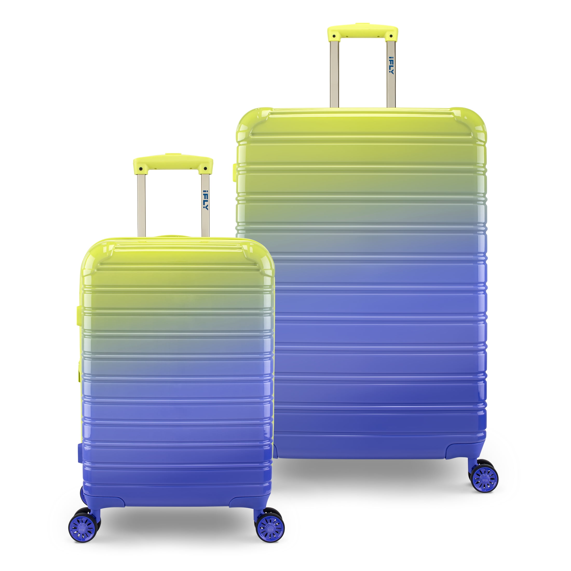 iFLY Hardside Luggage Fibertech 2 Piece Set, 20 Inch Carryon Luggage