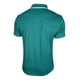 thumbnail image 5 of Blusa y camisa de manga corta con cuello vuelto para hombre, informal, a la moda, con cremallera, color liso y retazos, de poliéster., 5 of 6