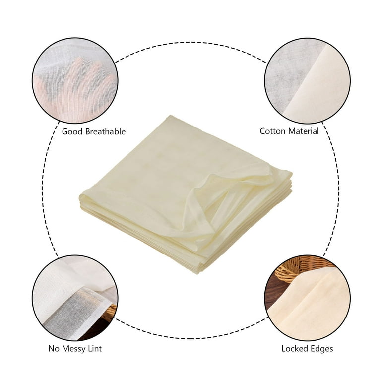 Tripumer 10 Pcs Reusable Cheesecloth Grade 100 Cheese Cloth 20 x