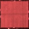 thumbnail image 1 of Ahgly Company Indoor Square Abstract Red Modern Area Rugs, 5' Square, 1 of 4