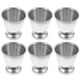 thumbnail image 2 of 6 piezas mini tazas de acero inoxidable para beber y tostarse ideales para fiestas y reuniones duraderas y elegantes para bebidas pequeñas para bebidas, 2 of 5
