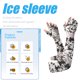 thumbnail image 4 of Sywqhk Sun Protection Half Fingers Ice Arm Sleeves Unisex Arm Cover (Camo Green) Sywqhk Alta Calidad, 4 of 7