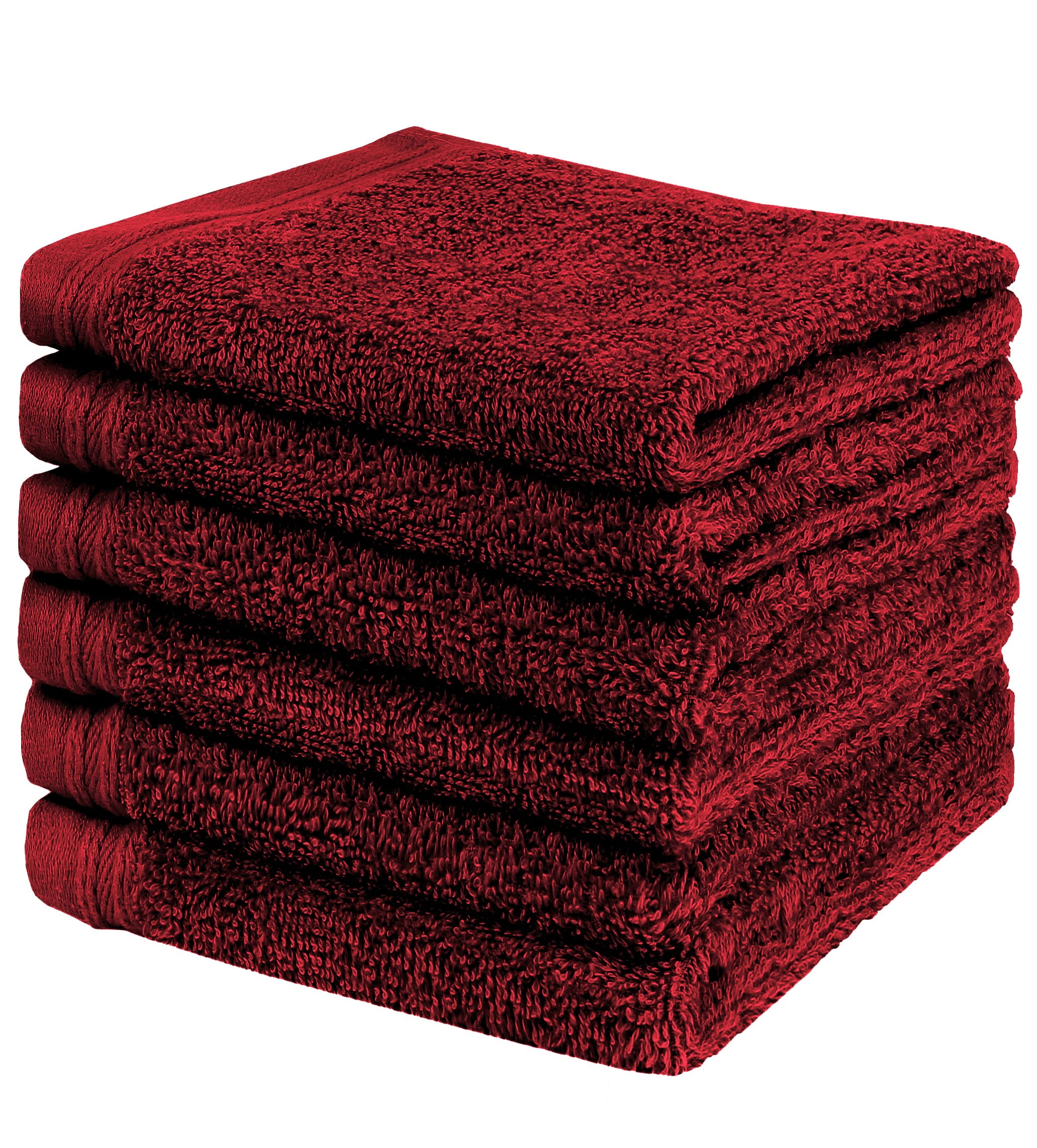Premium 6 Pieces Towel Set including 6 exclusive Washcloths Towels