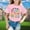 Pink, variant on Shirts for Girls Short Sleeve Shirt Loose Soft Black Boys Summer Top Clothes Girls 10-11 Years Clothes