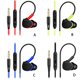 thumbnail image 3 of Injueey Auriculares impermeables en la oreja Auriculares HIFI Auriculares deportivos Auriculares bajos con micrófono Teléfono y Comunicación Negro, 3 of 6