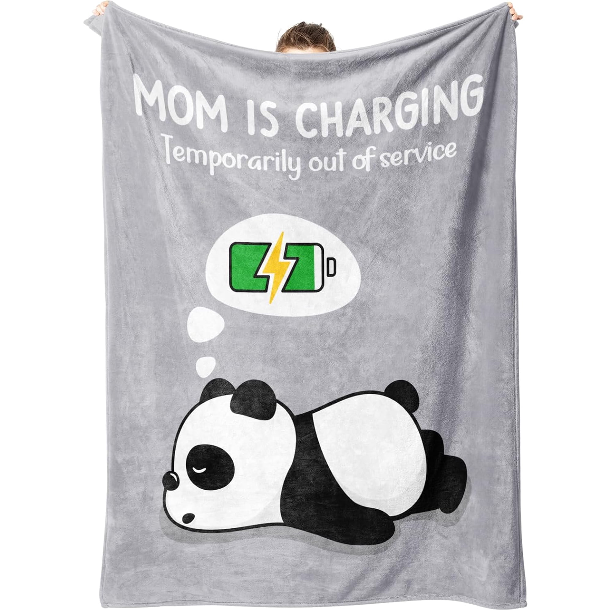 Gifts for Mom, Mom Birthday Gifts- Funny Soft Blanket for Mom- New Mom Gifts for Women, Birthday Gifts for Mom, Heartwarming Mom Gifts, Mom Blanket Throw for Napping Travel Camp, 60”×50”