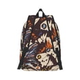 thumbnail image 3 of Daiia Vector Butterflies Vintage Canvas Backpack for Men and Women ,Hiking Backpack,Travel Laptop Bag for School,Large Capacity Backpack, 3 of 8