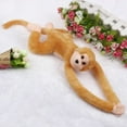 thumbnail image 1 of Maojin Toy Story Juguetes Cute Screech Monkey Peluche Muñeca Muñeca Gibbons Regalo para niños Marrón, 1 of 3