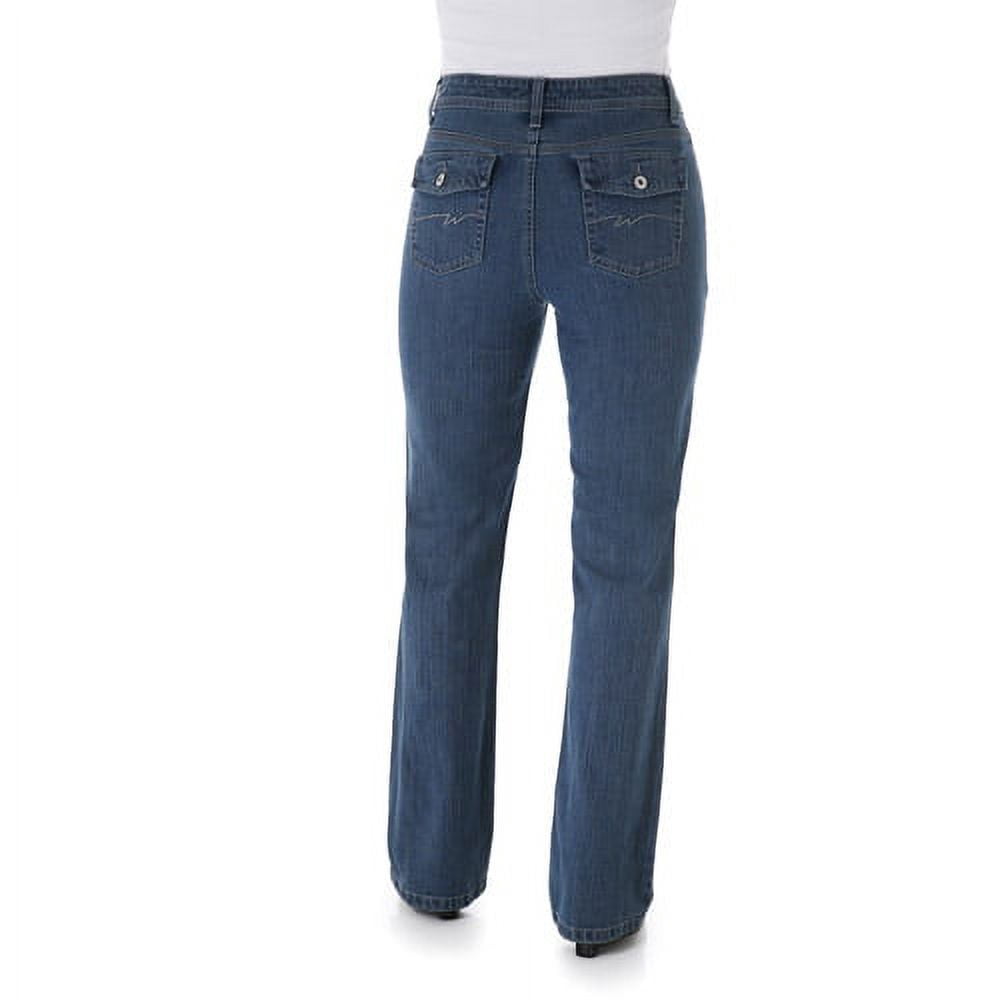 Women's Midrise Flap Pocket Bootcut Jeans