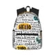 thumbnail image 1 of Disketp Hello Mochila Ligera Clásica con Múltiples Bolsillos, Mochila Casual para Hombre y Mujer, Ideal para Escuela, Trabajo y Viajes, 1 of 6