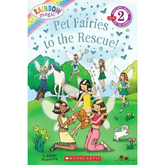 Pre-Owned Scholastic Reader Level 2: Rainbow Magic: Pet Fairies to the Rescue! (Paperback)