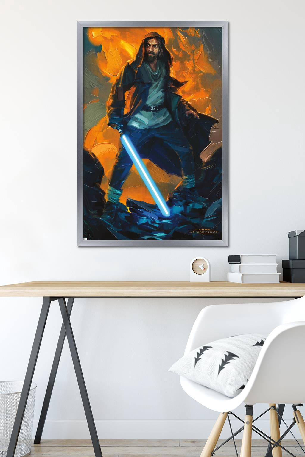 Star Wars: Obi-Wan Kenobi - Obi-Wan Mustafar Wall Poster, 22.375" x 34" Framed