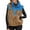 Blue, variant on Sleeveless Fleece Sherpa Patchwork Vest Coat Women Winter Casual  Half Zipper Jacket Coat