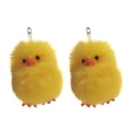 thumbnail image 1 of 2 llaveros de pato amarillo de peluche adorables, creativos, para colgar en bolsas (amarillo), 1 of 7