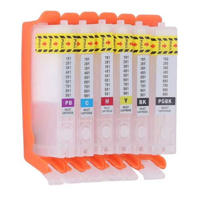 Cartucho de Tinta NikouMX de Recarga 6 Piezas Color Profesional