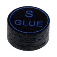 thumbnail image 1 of Puntas de billar de cuero para pegar en el taco de billar y snooker, color negro, 13 mm, suaves 13 mm suave, 1 of 7