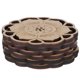 thumbnail image 2 of Posavasos, juego de 6 alfombrillas de bambú para taza de té, herramienta de cocina probada profesionalmente, 2 of 12