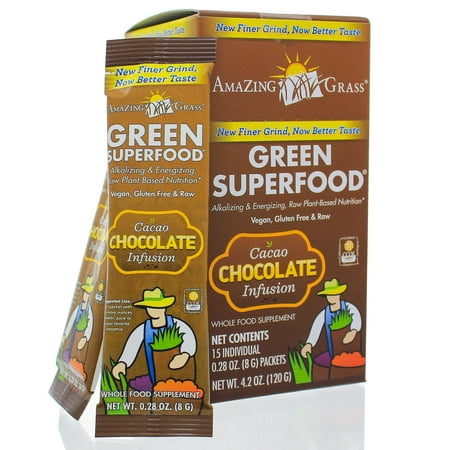 UPC 829835000098 product image for Amazing Grass Chocolate Green SuperFood For Health and Wellness 15 PACK | upcitemdb.com