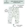 thumbnail image 2 of Honest Baby Clothing Organic Cotton Boy/Girl Footless Harem Pants, Newborn to 24m, 2-Pack, 2 of 7